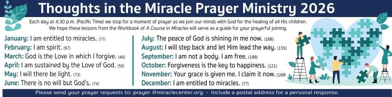 2026 Prayer Bookmark