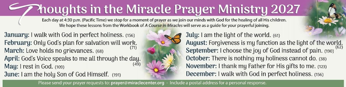 Prayer Bookmark 2027