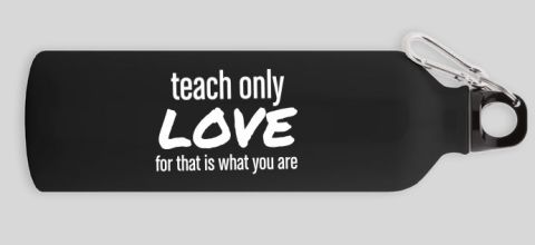 Teach Only Love Water Bottle