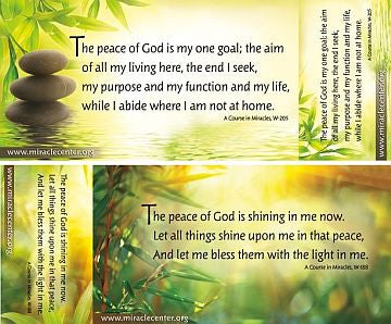 Peace Card