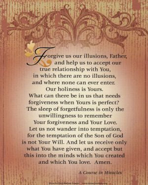 Forgive Us Our Illusions - Print