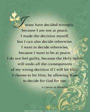 I Must Have Decided Wrongly - Print