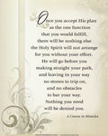 Once You Accept His Plan - Print