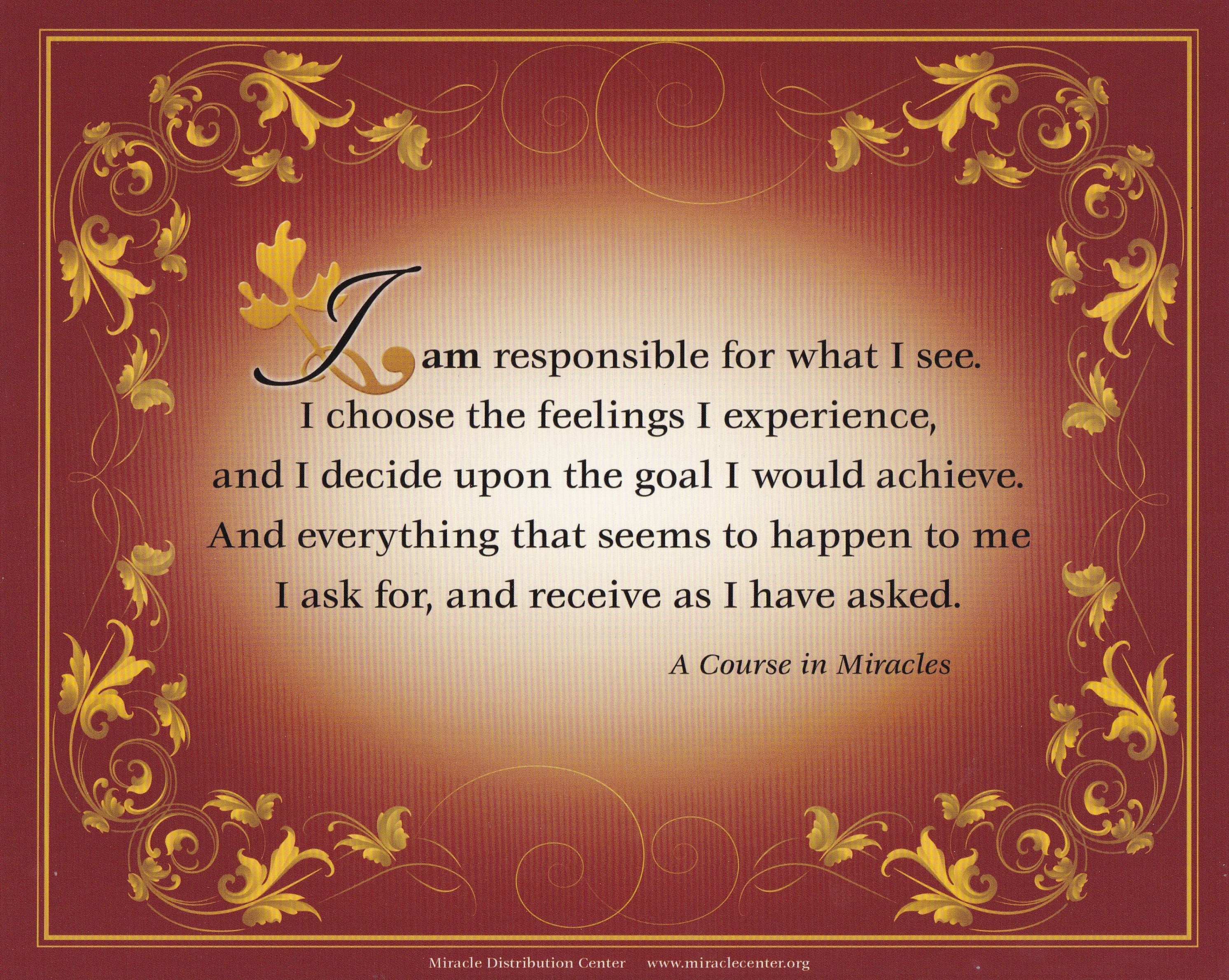 I Am Responsible - Print