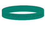 Wristband - "I Am Determined to See"